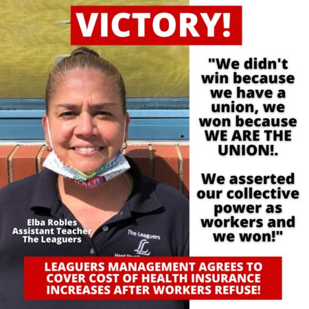 Victory! CWA 1037 Wins Bargaining Agreement Over Healthcare with Leaguers
