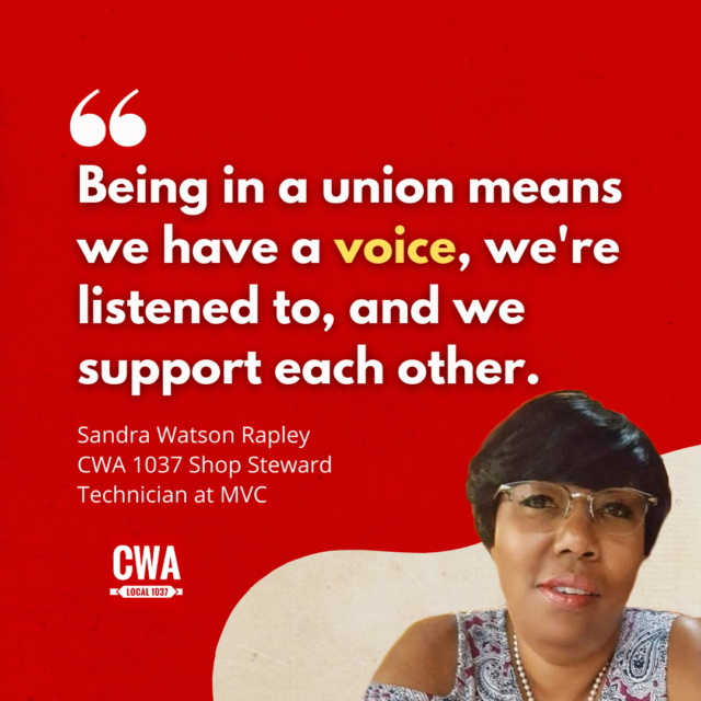 Shop Steward Spotlight: Sandra Watson Rapley