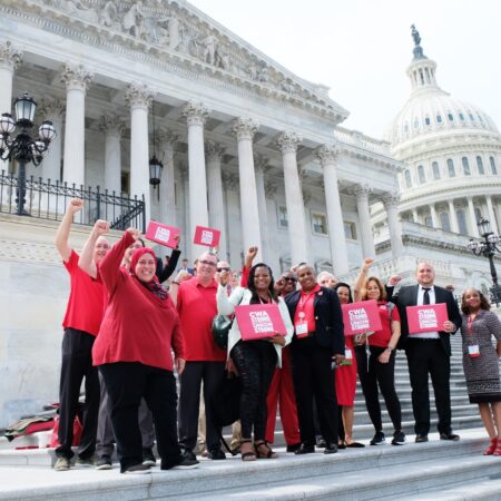 CWA 1037 Attends CWA Legislative-Political Conference in D.C. to Lobby for Worker's Rights