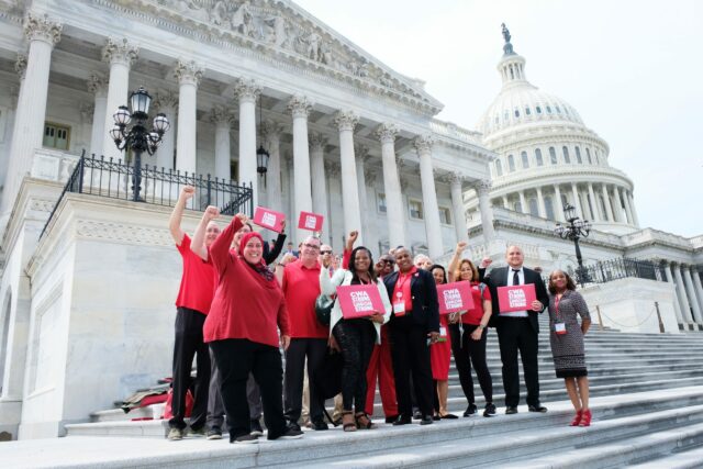 CWA 1037 Attends CWA Legislative-Political Conference in D.C. to Lobby for Worker's Rights