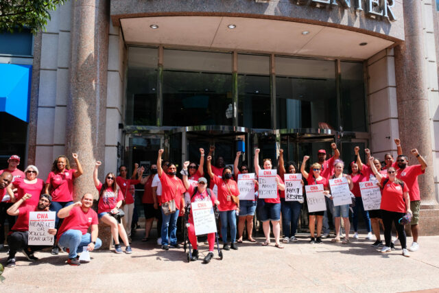 It's About Respect! DCF Clerical Workers Deliver Letters in Trenton to Demand Telework Inclusion