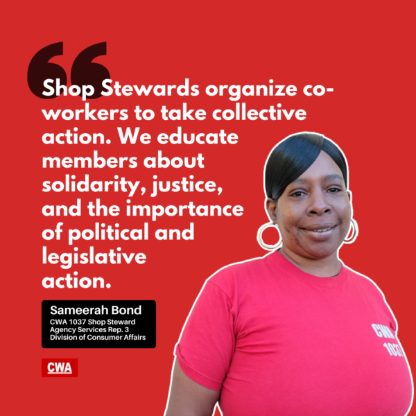 Meet Our Shop Steward: Sameerah Bond