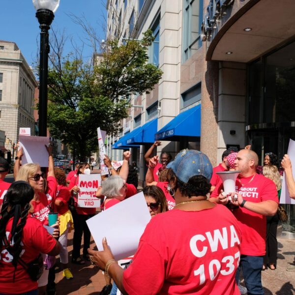 CWA Appeals Grievance Decision by DCF to Exclude Clerical from Telework