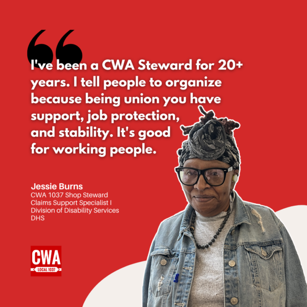 Meet Shop Steward Jessie Burns