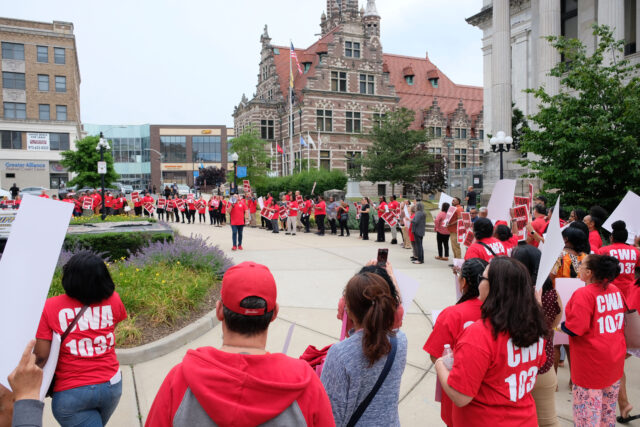 PCBSS Workers Picket in Paterson
