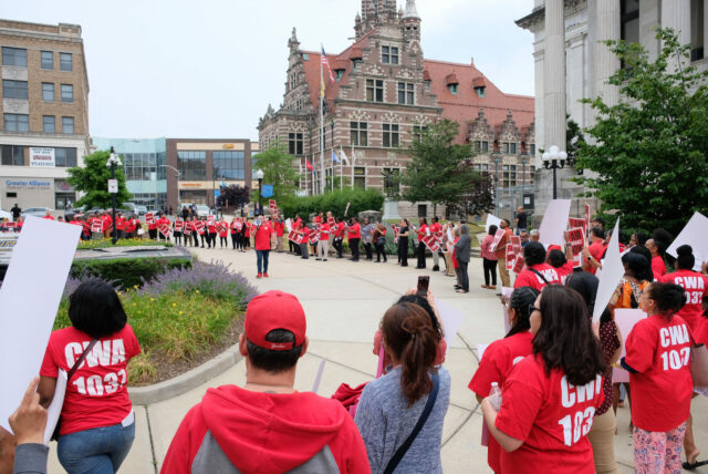 PCBSS Workers Picket in Paterson