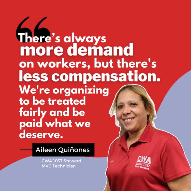 Shop Steward Spotlight: Aileen Quiñones