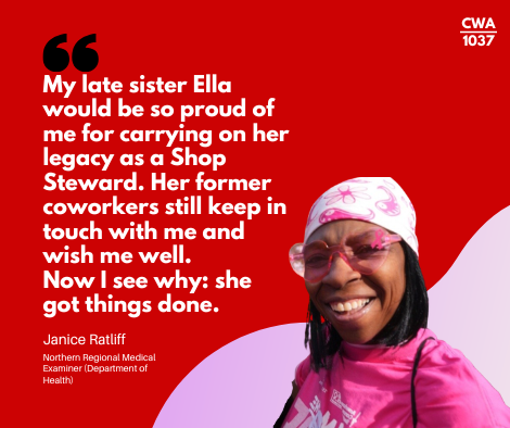 Shop Steward Spotlight: Janice Ratliff