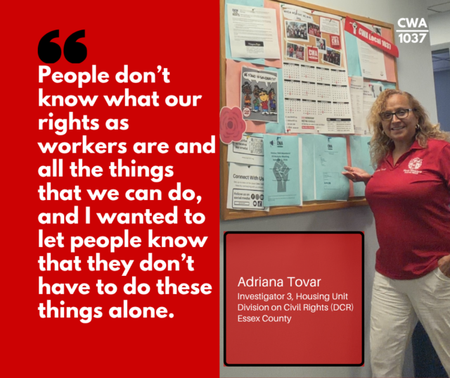 Shop Steward Spotlight: Adriana Tovar